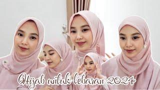 TUTORIAL HIJAB SEGI EMPAT LEBARAN 2024 | SIMPLE RAPI DAN ELEGAN