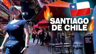 SANTIAGO DE CHILE FRIDAY NIGHT PARTY DISTRICT - BELLAVISTA 2024 [FULL TOUR 4K]