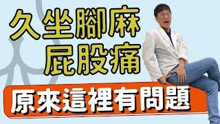 久坐腳麻、屁股痛！原來這裡有問題？如何治療梨狀肌症候群！Physical therapy for leg numbness and buttock soreness