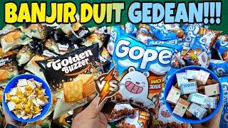 BANJIR UANG GEDEAN!!! UNBOXING CIKI GOPEI vs GOLDEN BUZZER BERHADIAH UANG