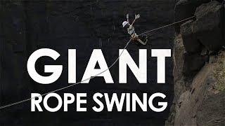 A GIANT LEAP OF FAITH | Indian Giant Rope Swing | Sandhan Valley [HQ]