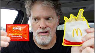 McDonalds Vegemite McShaker Fries Review