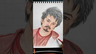 JEEVAN Colour Drawing  #goat #jeevan #thalapathyvijay #drawing #artwork #artist #shortsfeed #viral