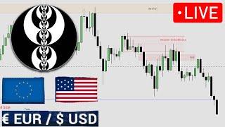 Live Forex Trading with ICT Concepts (EURUSD)