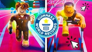 I Broke a WORLD RECORD in Roblox Track & Field