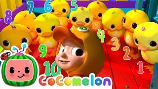 Count Ten Little Duckies | CoComelon Animal Time - Learning with Animals | Nursery Rhymes for Kids
