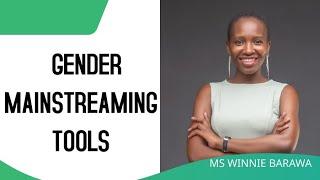 GENDER MAINSTREAMING TOOLS AND STRATEGIES |GENDER ANALYSIS |GENDER RESPONSIVE BUDGETING & PLANNING