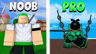 Blox fruits, Noob To Pro as Zoro but all NPCs are Alive