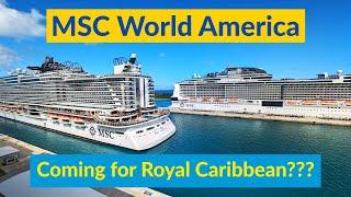 MSC World America's Newest Feature - The Cliffhanger | MSC Cruises Newest Ship