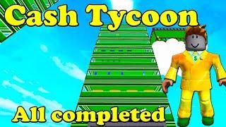 Cash Tycoon All completed | Roblox Golden Builder