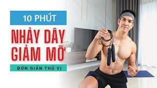  10 Phút Đốt Mỡ Tại Nhà Với Dây Nhảy