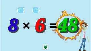 Simple Times 8 Tables 8× very simple #maths #subscribe