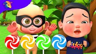 Color Finger Family | Three Little Kittens | BluLoo Nursery Rhymes & Kids Songs