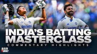 SEN Cricket's Commentary highlights of Kohli and Jaiswal's batting DOMINANCE of Australia