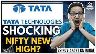 Tata Technologies IPO - shocking | Nifty new high soon? | Bank Nifty and Nifty analysis | 29/11/2023