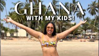 DOES MY BABY LIKE GHANA? | Family Holiday Ghana Vlog | Afrofuture 2023 | Best swimming pool's Accra