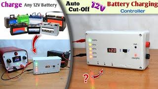 How to Make a Auto Cut-Off 12 Volt Battery Charger With Battery Level Indicator