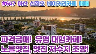 (매물#647) [파격급매] 아산 신정호 유명베이커리 카페매매, 아산핫플레이스 대형카페, 아트밸리 오픈시 미래가치상승업! 이 멋진카페에 새로운 주인을 찾습니다!!