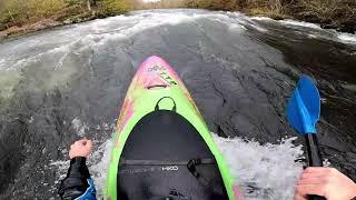 River Leven kayaking 1.5 huge - Autumn leaves