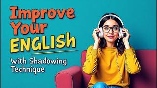 Improve Your English with Shadowing Technique | Shadowing English Speaking Practice |English Podcast