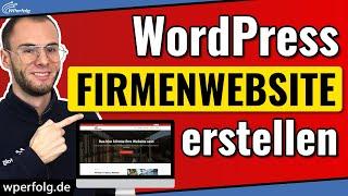 WordPress Firmenwebsite erstellen (2025): Schritt für Schritt Anfänger Tutorial (mit Elementor)