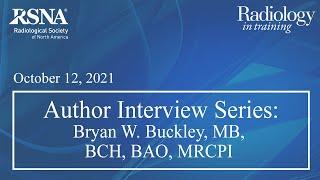 Author Interview with Dr. Bryan Buckley