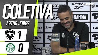 COLETIVA ARTUR JORGE | AO VIVO | Botafogo x Palmeiras - Brasileirão 2024
