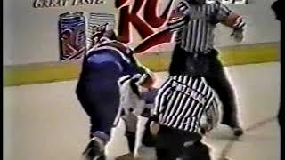 Marty McSorley vs Mike Ware NHL Sept 30/89