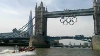 Tower Of London with Olympic Symbol