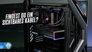 The "No Cable" ROG Build - ASUS Back To Future (BTF) - Time Lapse