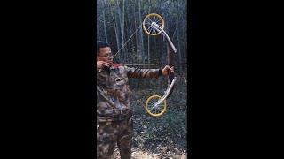 Double Wheels Slingshot Bow