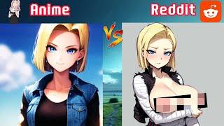 Anime vs Reddit Dragon Ball #16 The Rock Reaction Meme