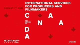 Telefilm Canada | Webinar: International Services for Producers and Filmmakers