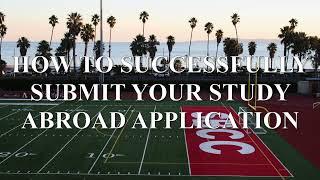 How to submit your Study Abroad Program application at SBCC