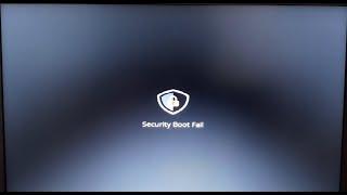 Acer Security Boot Fail