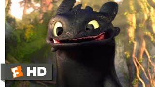 How to Train Your Dragon - Making Friends With A Dragon Scene | Fandango Family