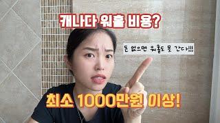 캐나다 워홀 초기비용 최소 1000만원도 없으면 힘든 캐나다워홀 현실