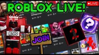 ROBLOX GAMES WITH VIEWERS! Roblox LIVE!