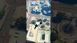 FRANKLIN BIKE JUMP FROM HIGEST BUILDING #shorts #monsterrxgaming