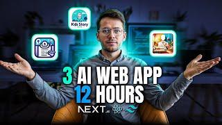 Build 3 AI NextJs Full Stack App | React, Tailwind css | Complete AI Course