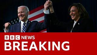 US President Joe Biden endorses Kamala Harris | BBC News