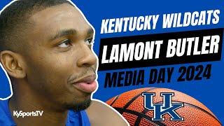 Kentucky Wildcats Basketball Lamont Butler - Media Day 2024