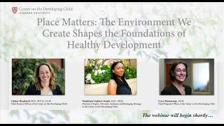 Place Matters: The Environment We Create Shapes the Foundations of Healthy Development