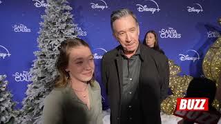 Tim Allen and his Daughter Elizabeth Allen-Dick stop by 'The Santa Clauses' premiere