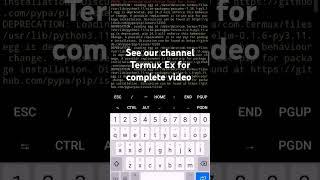Modify your Termux | Make a new one | check channel Termux Ex for complete video