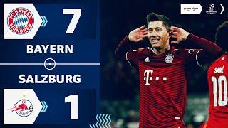 Lewy-Hattrick bei Schützenfest | Bayern 7:1 Salzburg | Highlights - Champions League | Prime Video