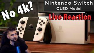 Nintendo Switch OLED Model Announcement Trailer Live Reaction