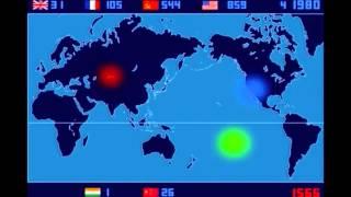 A Time Lapse Map of Every Nuclear Explosion Since 1945 - by Isao Hashimoto