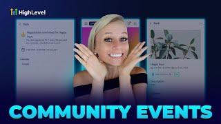 How to Set Up and Manage Events in Communities