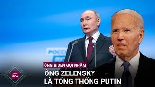 Ông Biden lại nhầm tên, lần này Tổng thống Ukraine được gọi là... ông Putin: Chuyện gì đang xảy ra?